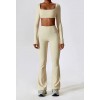 Женский спортивный комплект Leggings + Crop top Premium model 73